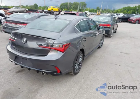 2022 Acura Ilx Premium A-Spec Packages/Technology A-Spec Packages from USA, damaged, VIN 19UDE2F87NA001709